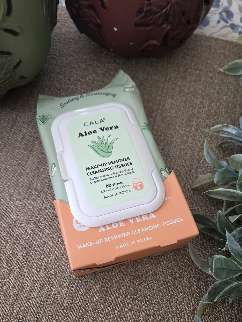 CALA Aloe Vera Make-Up Remover Cleansing Tissues